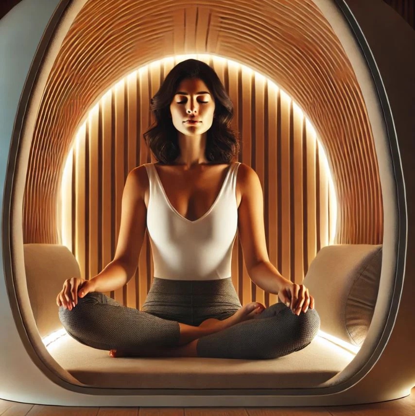 A quiet moment inside True Blue Day Spa
